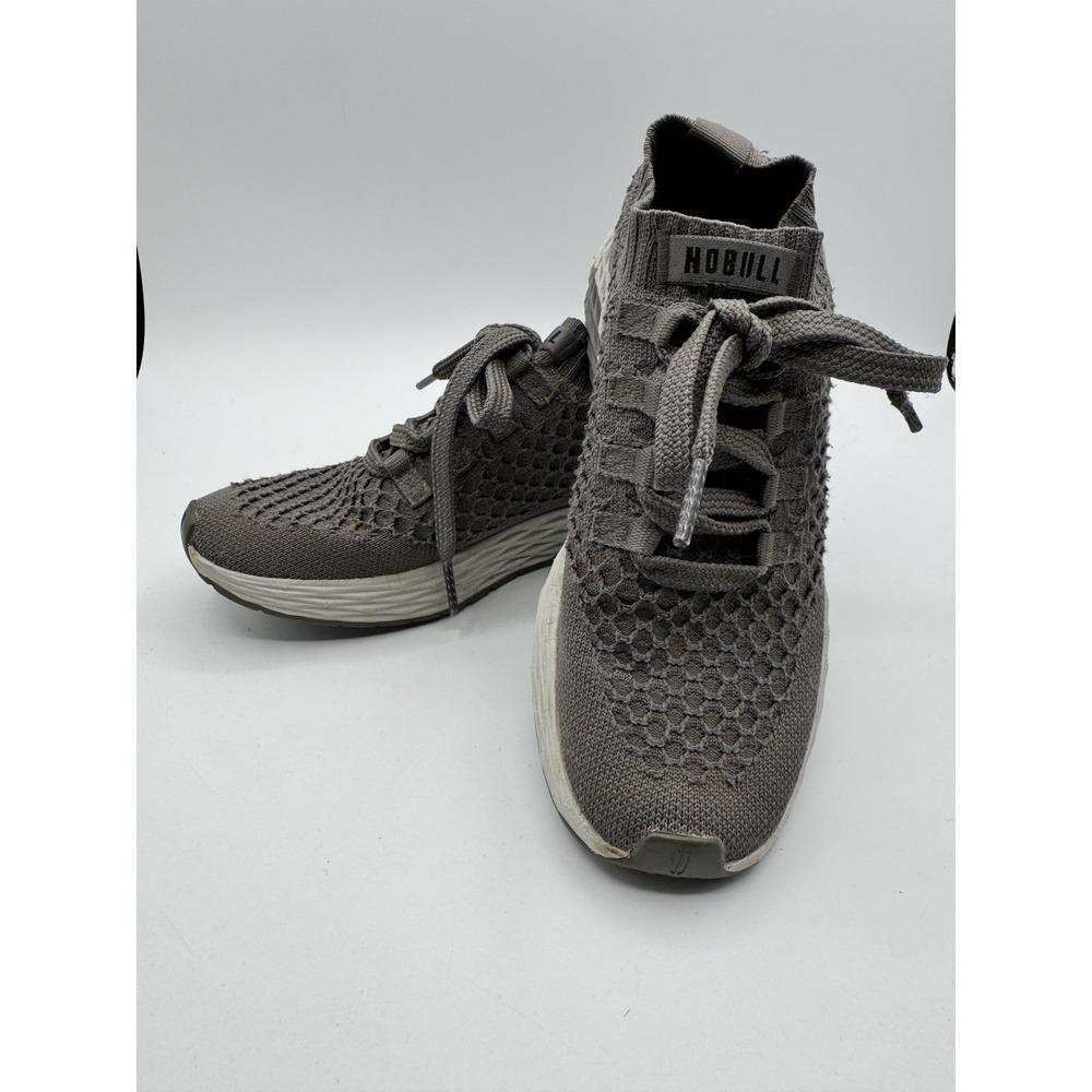 Nobull Aspire Diamond Knit Runner Womens 8 Men's 6.5 Shoes Gray Sneakers Gym Run
